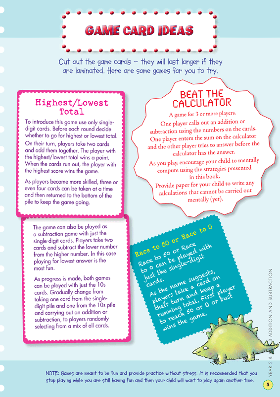 Sample interior page from the Blake's Back to Basics Addition and Subtraction Years 2-3 workbook as shown in the publisher gallery