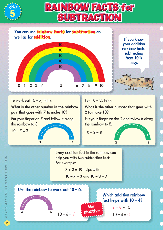 Sample interior page from the Blake's Back to Basics Addition and Subtraction Years 2-3 workbook as shown in the publisher gallery