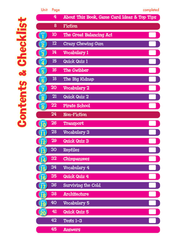 Preview image from the Blake's Back to Basics Comprehension and Vocabulary Year 2 workbook as shown in the publisher gallery