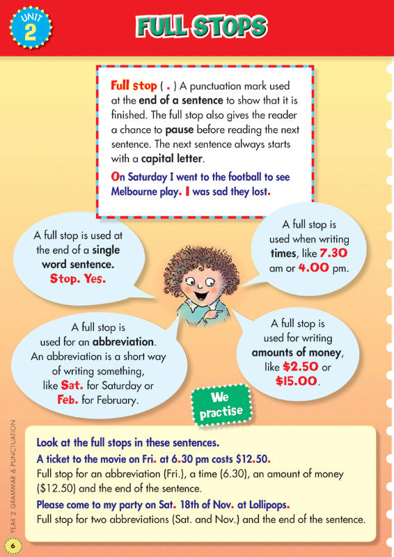 Preview image from the Blake's Back to Basics Grammar and Punctuation Year 2 workbook as shown in the publisher gallery