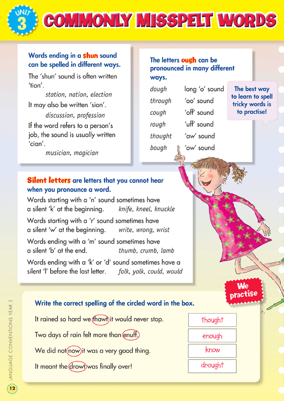 Sample interior page from the Blake's Back to Basics Year 3 NAPLAN-style Language Conventions workbook as shown in the publisher gallery