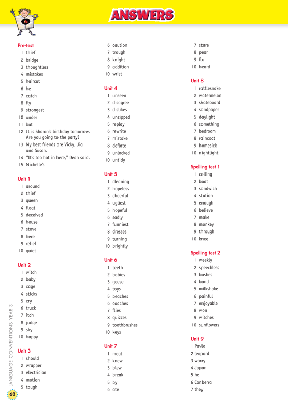 Sample interior page from the Blake's Back to Basics Year 3 NAPLAN-style Language Conventions workbook as shown in the publisher gallery