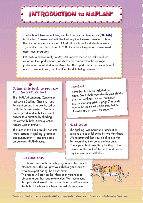 Sample interior page from the Blake's Back to Basics Year 3 NAPLAN-style Language Conventions workbook as shown in the publisher gallery
