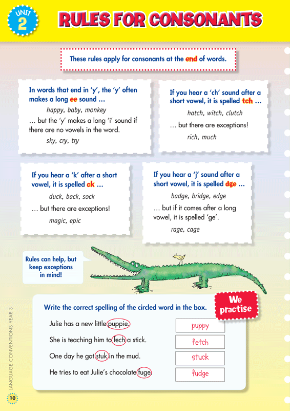 Sample interior page from the Blake's Back to Basics Year 3 NAPLAN-style Language Conventions workbook as shown in the publisher gallery