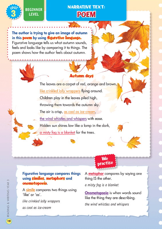 Sample interior page from the Blake's Back to Basics Year 3 NAPLAN-style Reading and Writing workbook as shown in the publisher gallery