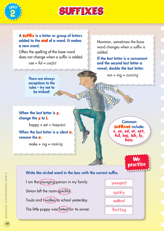 Sample interior page from the Blake's Back to Basics Year 5 NAPLAN-style Language Conventions workbook as shown in the publisher gallery