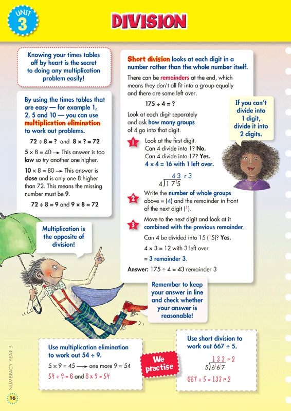 Sample interior page from the Blake's Back to Basics Year 5 NAPLAN-style Numeracy workbook as shown in the publisher gallery