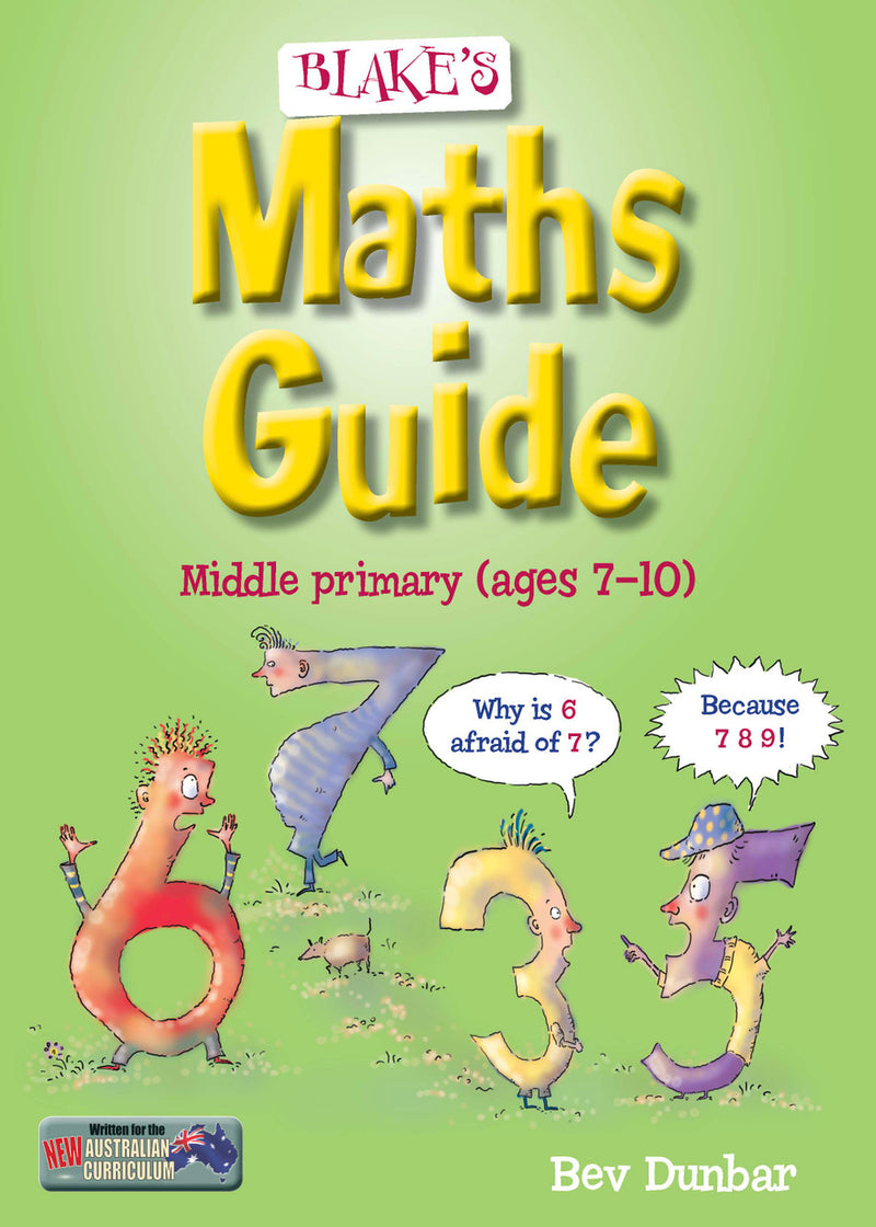 Front cover of Blake's Maths Guide Middle Primary from the Blake's Guides series published by Pascal Press