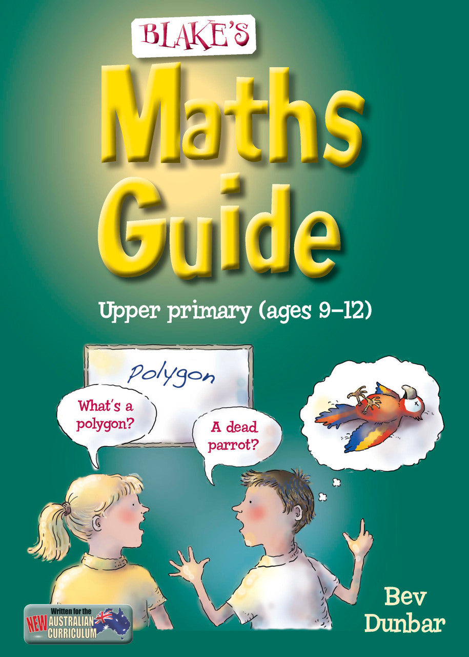 Front cover of Blake's Maths Guide Upper Primary from the Blake's Guides series published by Pascal Press