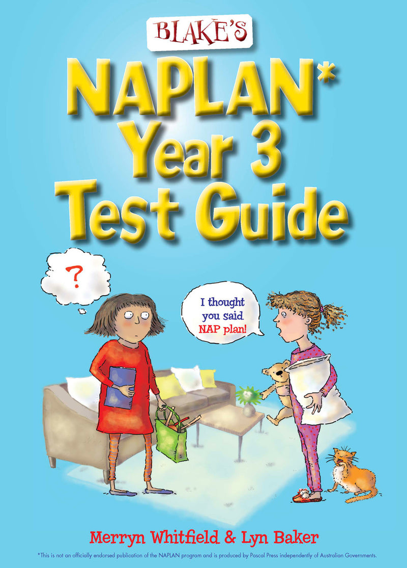 Front cover of Blake's NAPLAN Year 3 Test Guide from the Blake's Guides series published by Pascal Press