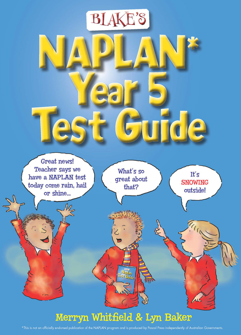 Front cover of Blake's NAPLAN Year 5 Test Guide from the Blake's Guides series published by Pascal Press
