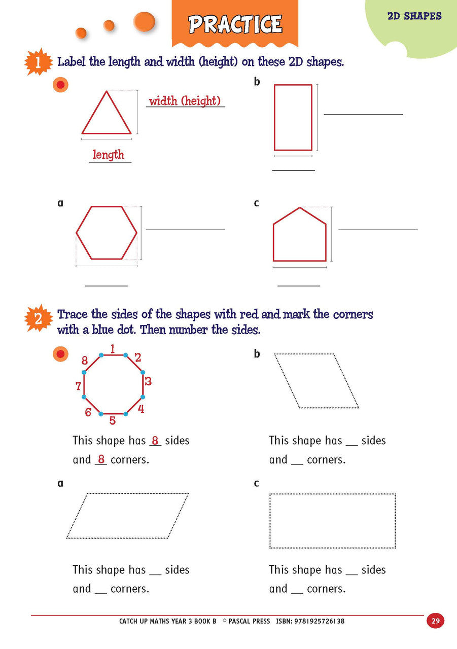 Sample page from Catch-Up Maths Year 3 Book B, shown in the publisher's preview gallery