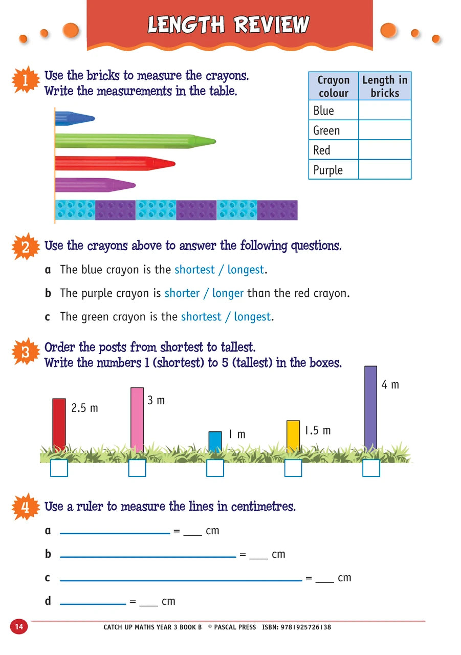 Sample page from Catch-Up Maths Year 3 Book B, shown in the publisher's preview gallery