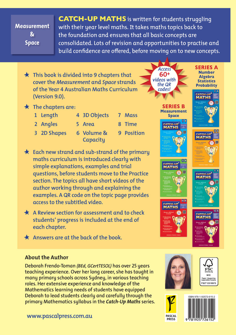 Sample page from Catch-Up Maths Year 4 Book B, shown in the publisher's preview gallery