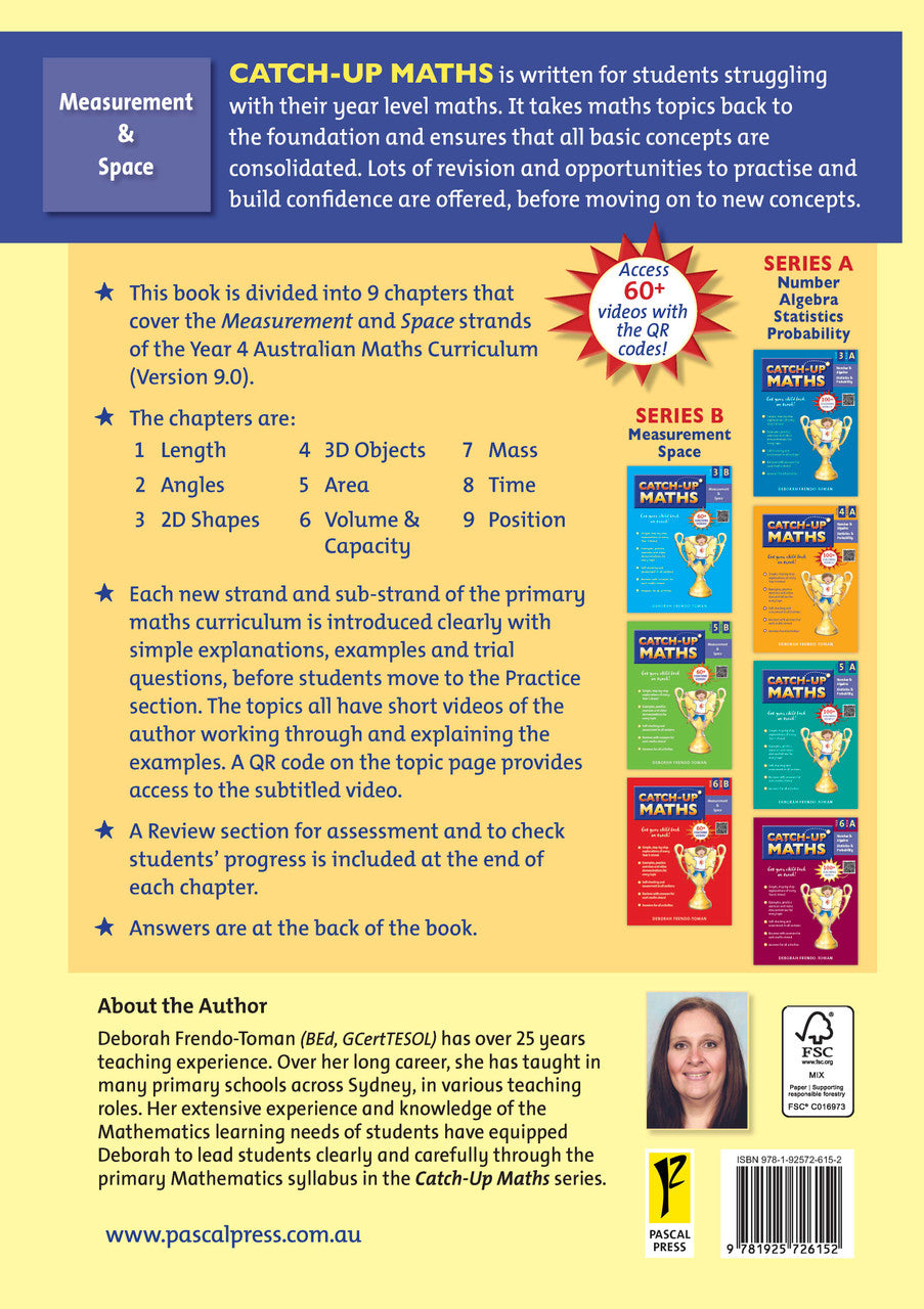 Sample page from Catch-Up Maths Year 4 Book B, shown in the publisher's preview gallery