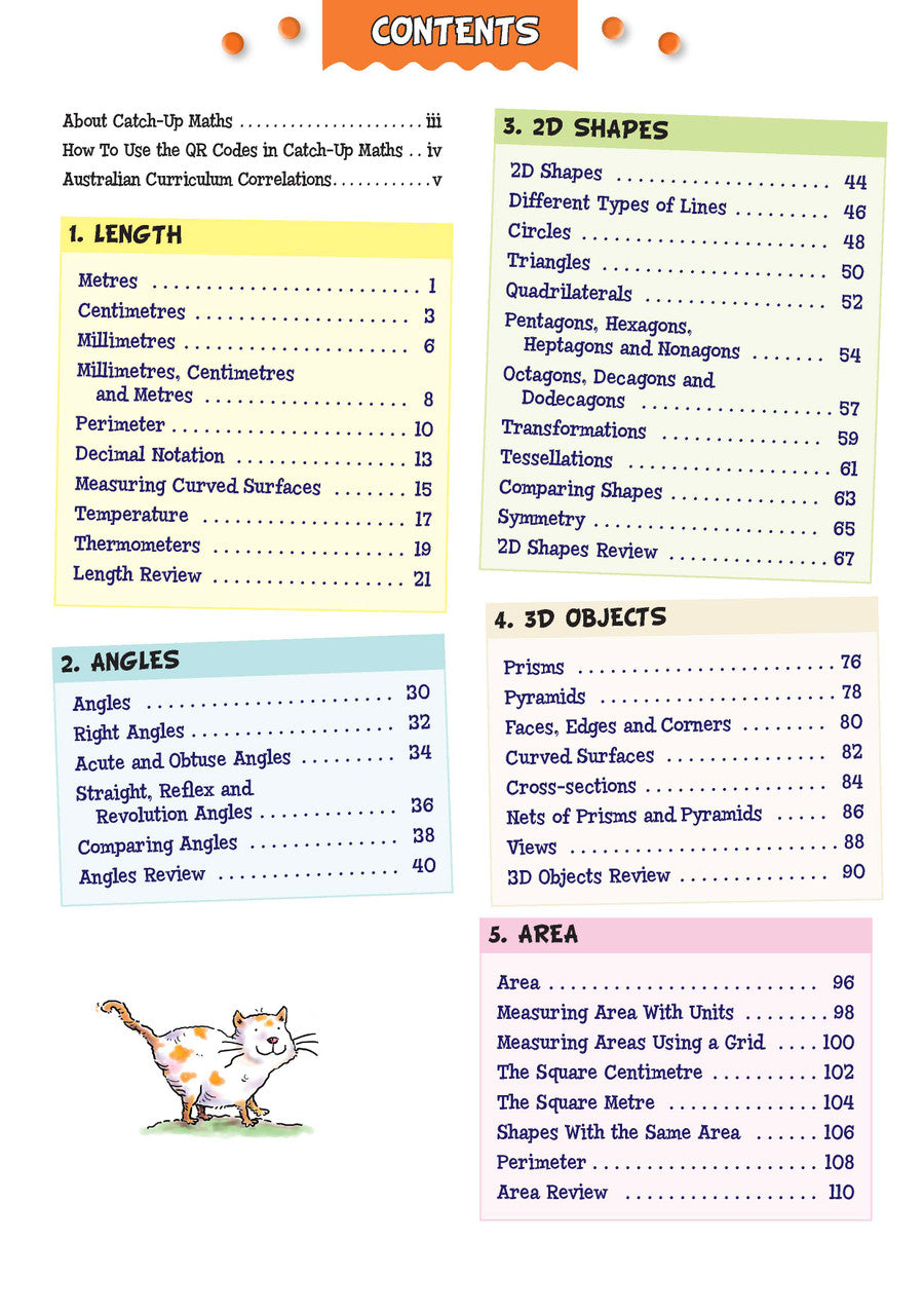 Sample page from Catch-Up Maths Year 4 Book B, shown in the publisher's preview gallery