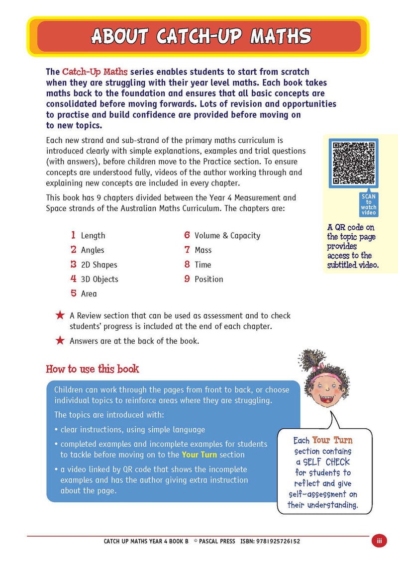 Sample page from Catch-Up Maths Year 4 Book B, shown in the publisher's preview gallery