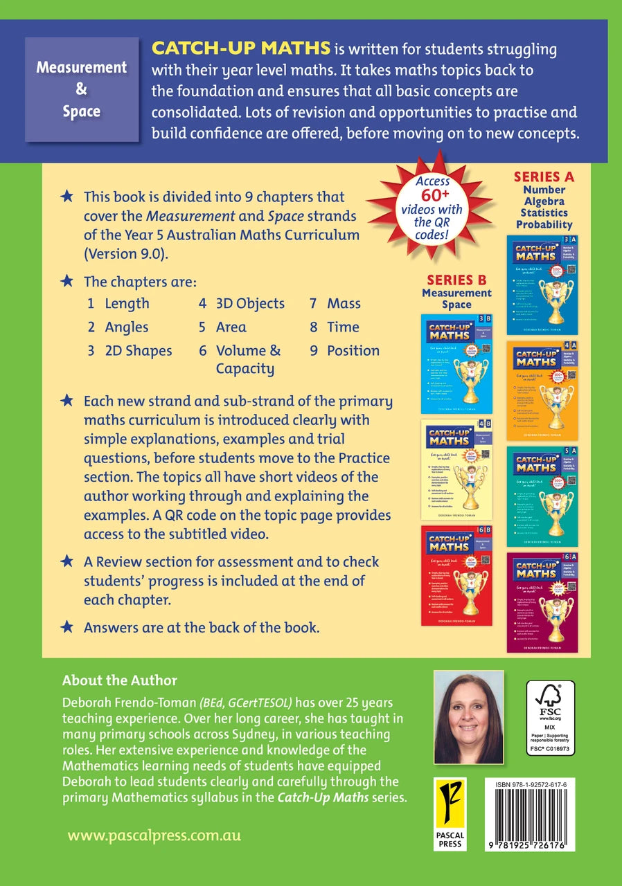 Sample page from Catch-Up Maths Year 5 Book B, shown in the publisher's preview gallery