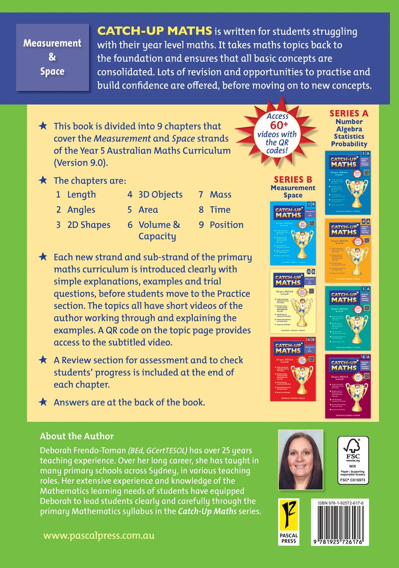 Sample page from Catch-Up Maths Year 5 Book B, shown in the publisher's preview gallery