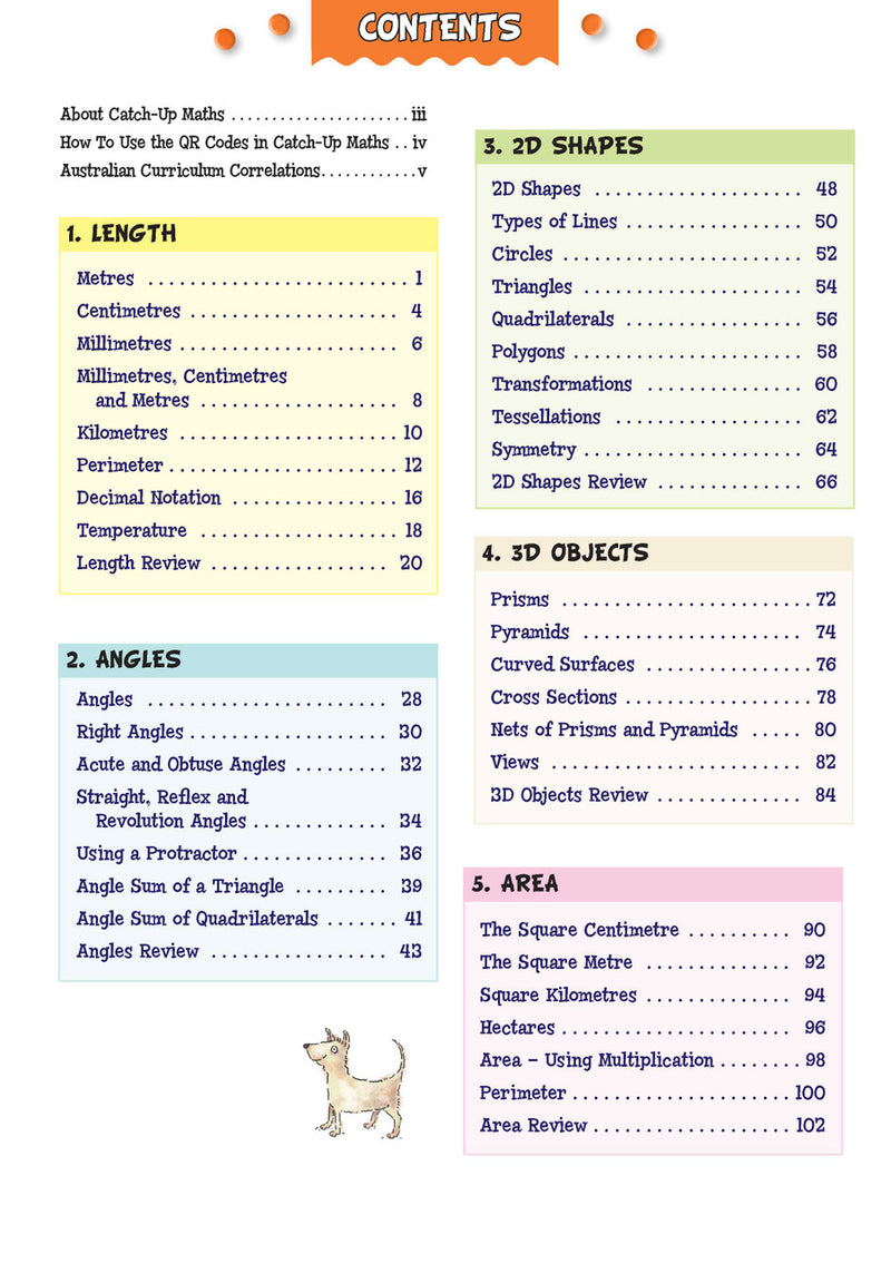 Sample page from Catch-Up Maths Year 5 Book B, shown in the publisher's preview gallery
