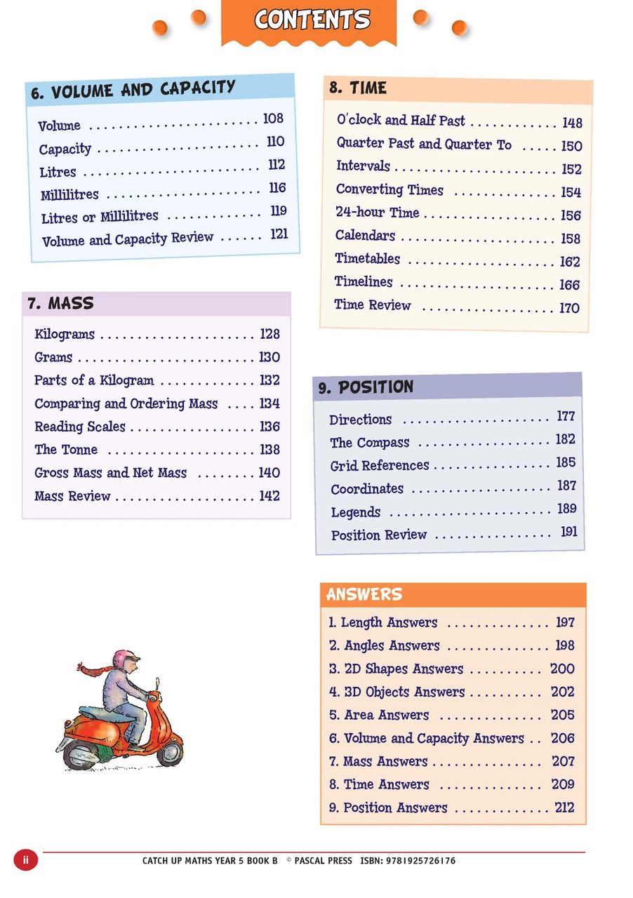 Sample page from Catch-Up Maths Year 5 Book B, shown in the publisher's preview gallery