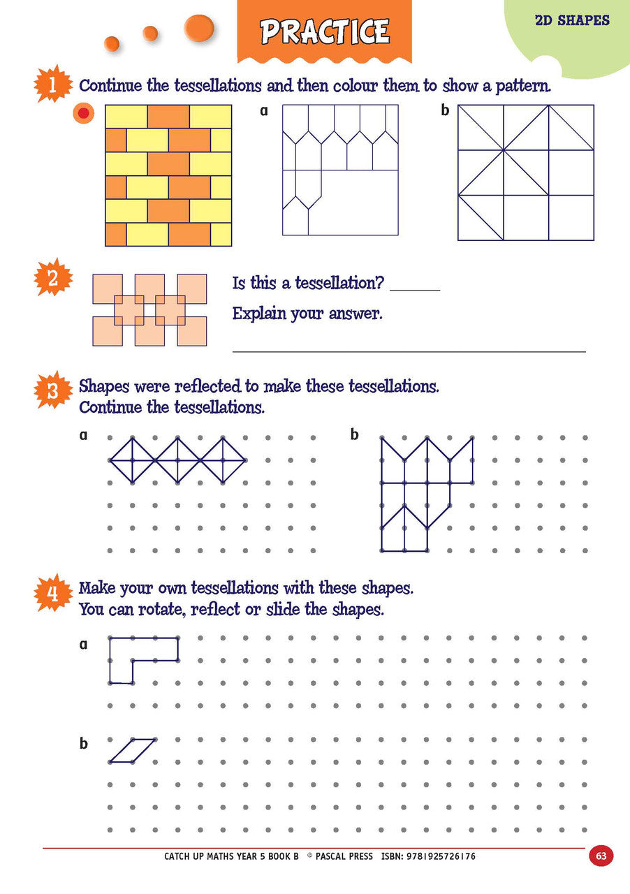 Sample page from Catch-Up Maths Year 5 Book B, shown in the publisher's preview gallery