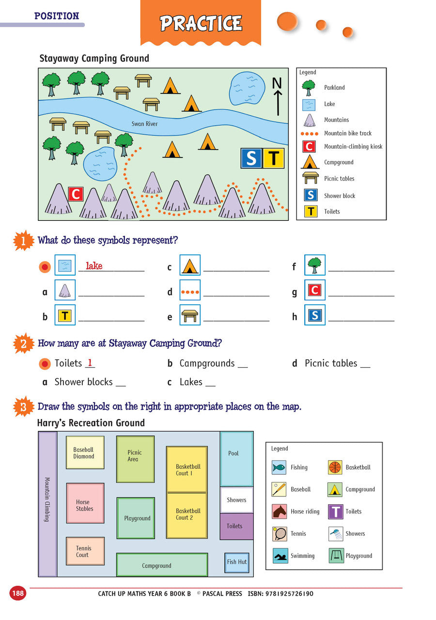 Sample page from Catch-Up Maths Year 6 Book B, shown in the publisher's preview gallery