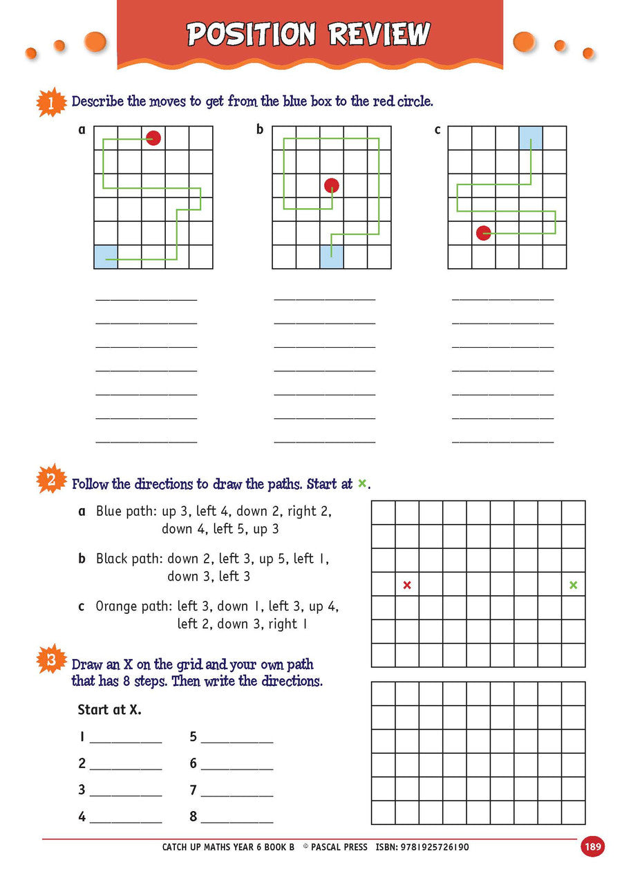 Sample page from Catch-Up Maths Year 6 Book B, shown in the publisher's preview gallery