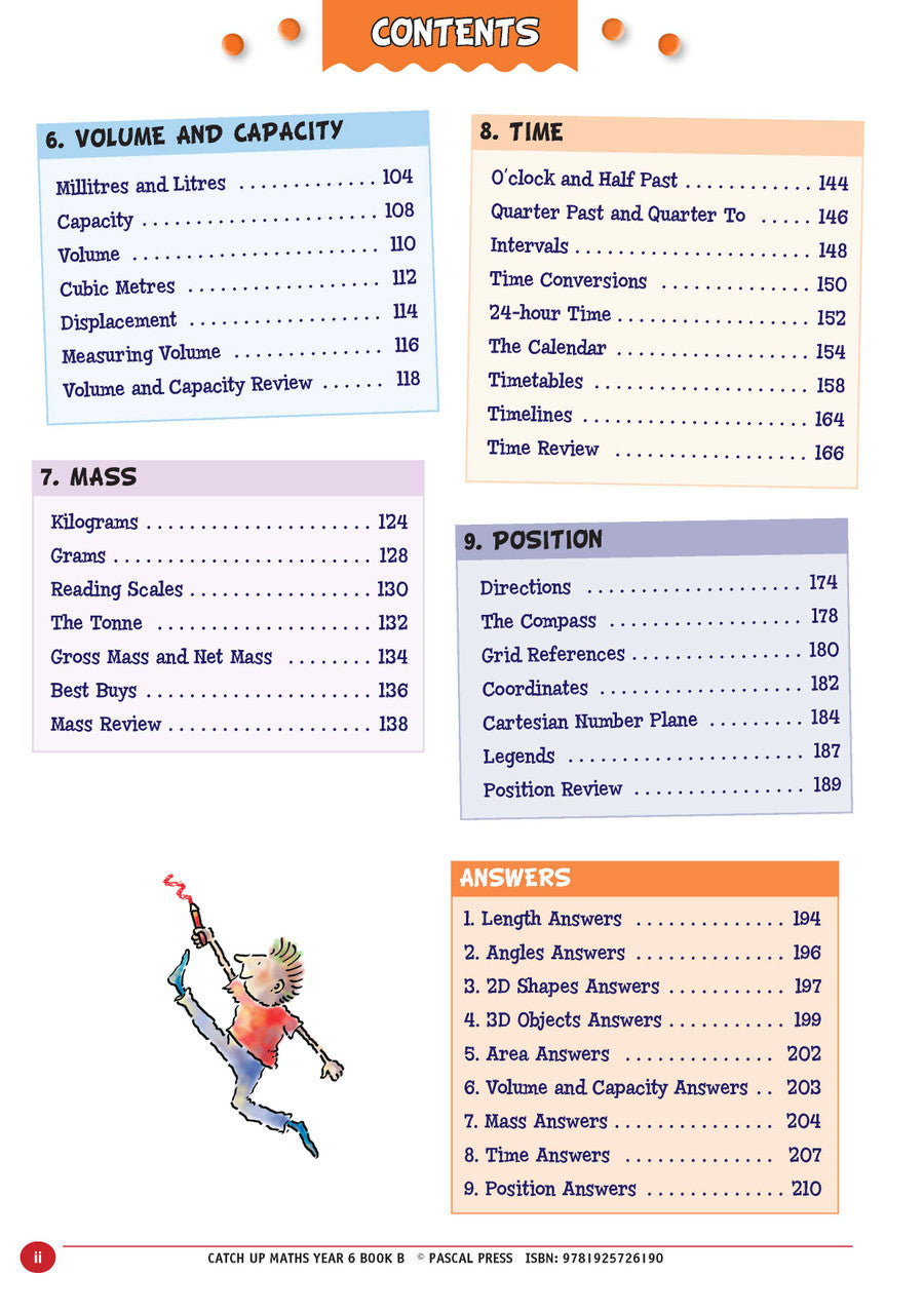 Sample page from Catch-Up Maths Year 6 Book B, shown in the publisher's preview gallery