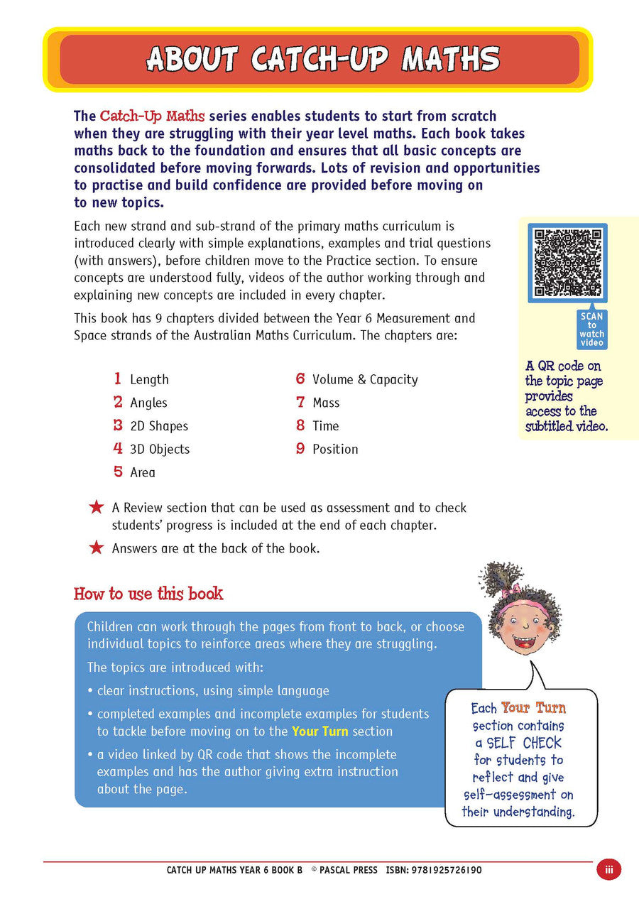 Sample page from Catch-Up Maths Year 6 Book B, shown in the publisher's preview gallery