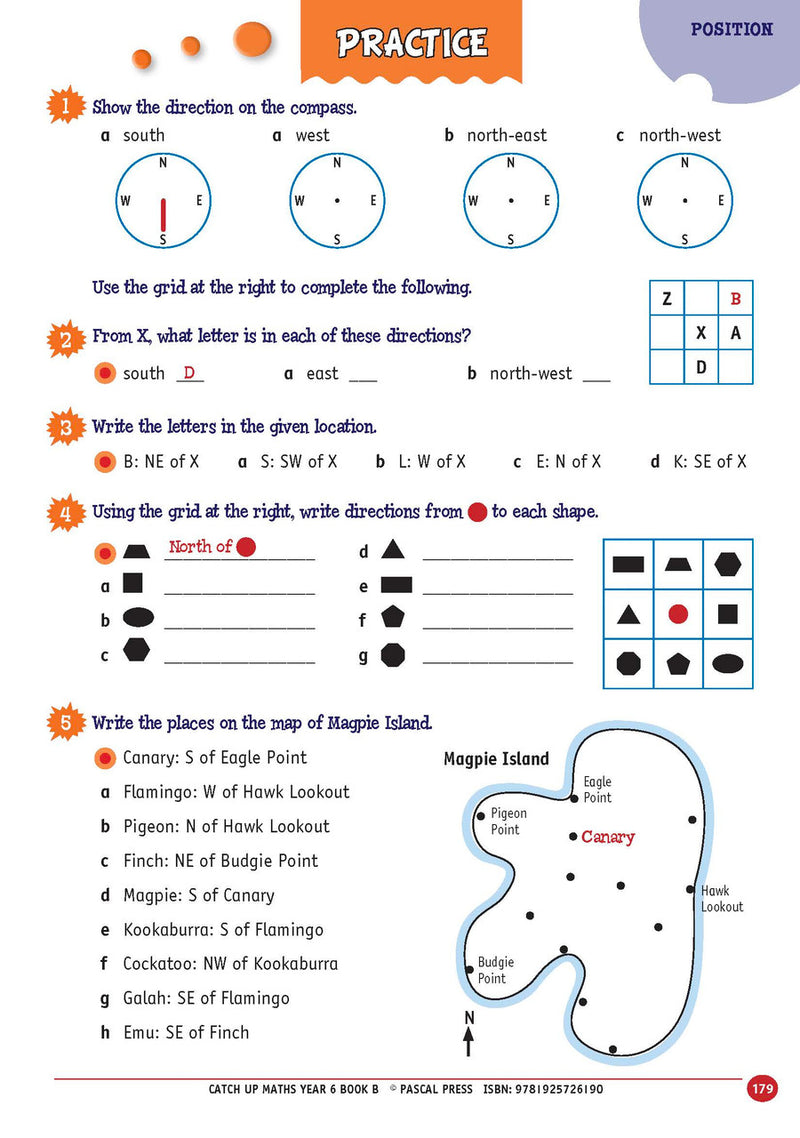 Sample page from Catch-Up Maths Year 6 Book B, shown in the publisher's preview gallery