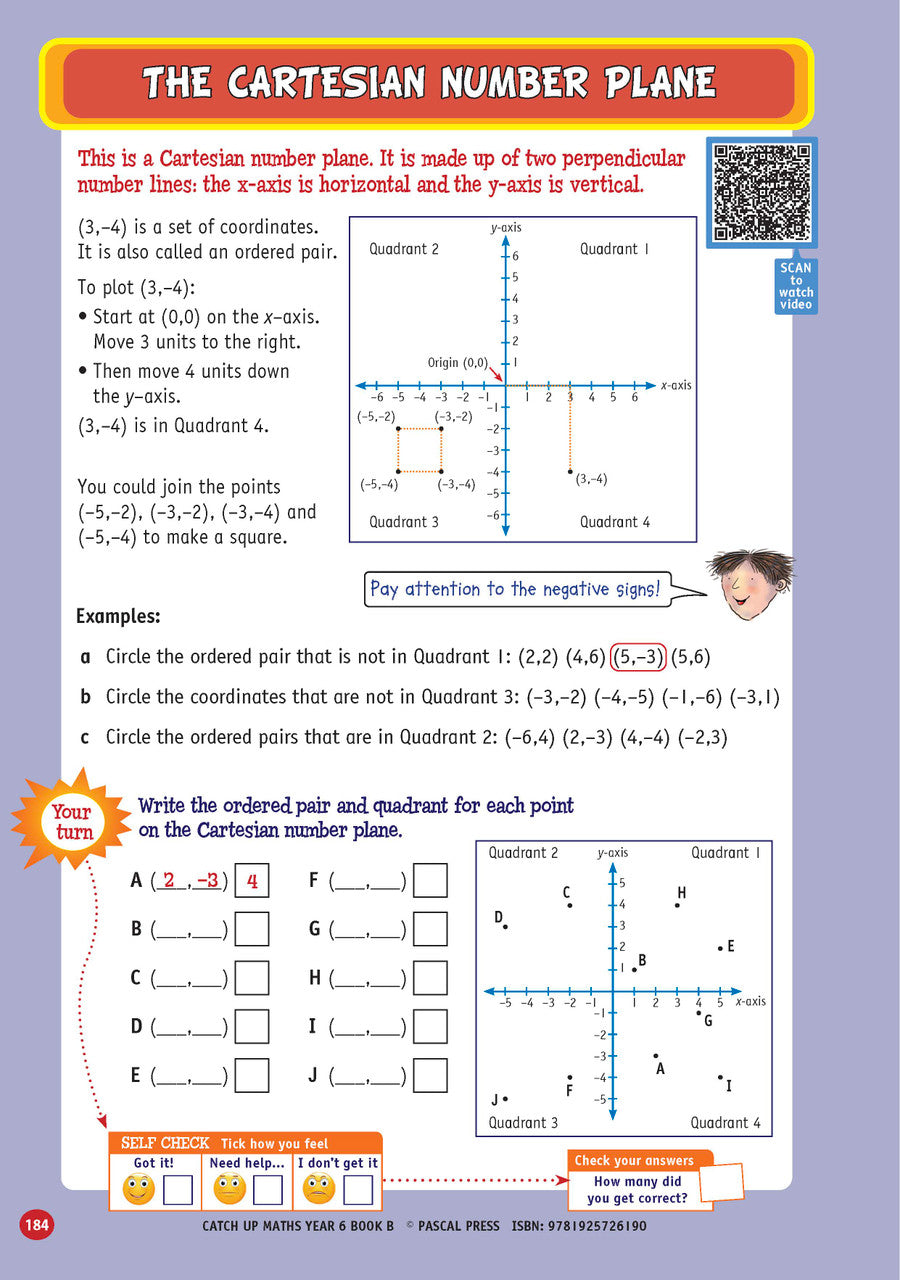 Sample page from Catch-Up Maths Year 6 Book B, shown in the publisher's preview gallery
