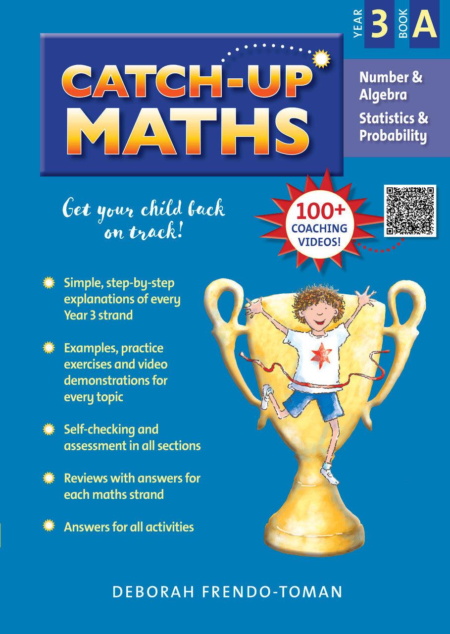 Front cover of Catch-Up Maths Number and Algebra Statistics and Probability Year 3 Book A by Deborah Frendo-Toman