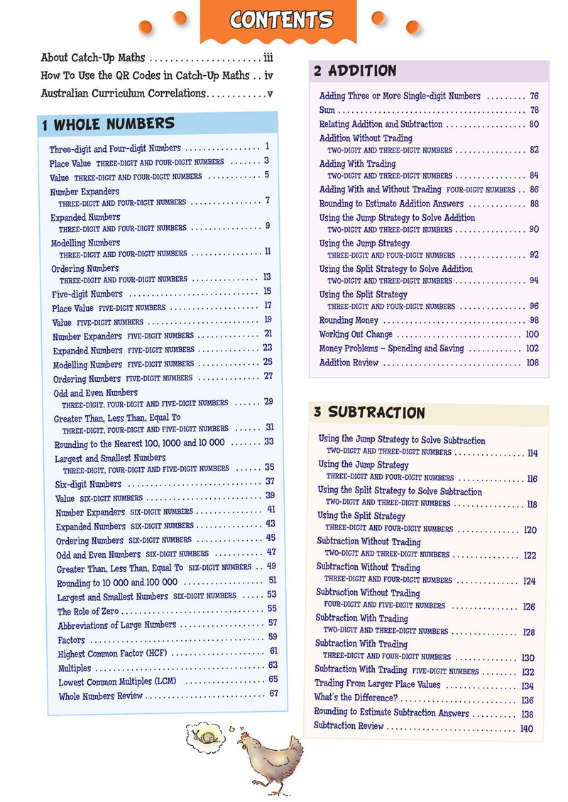 Sample page from Catch-Up Maths Year 5 Book A, shown in the publisher's preview gallery