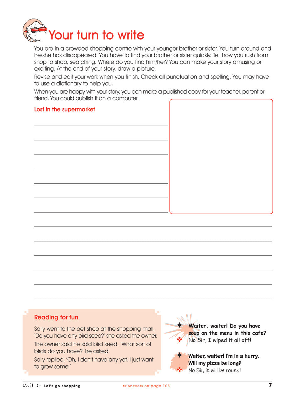 Sample interior page from Excel Advanced Skills Spelling and Vocabulary Workbook Year 3 showing practice activities and exercises for students