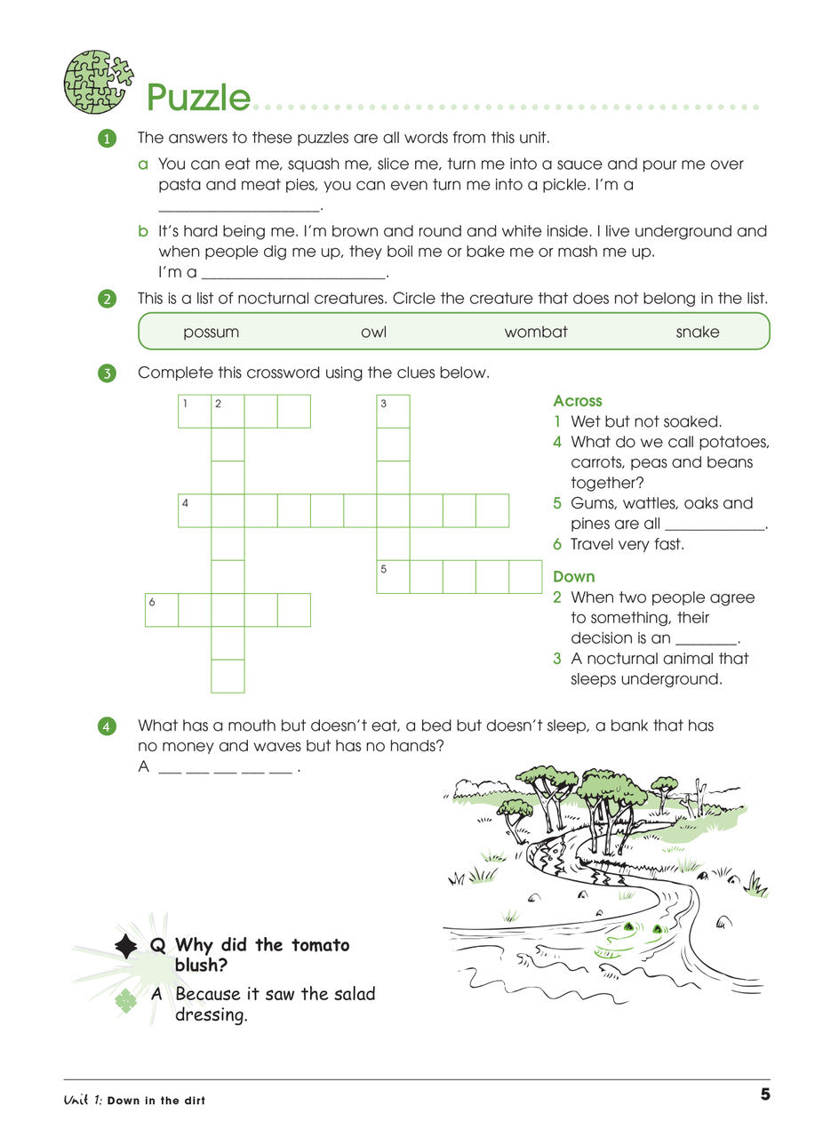 Sample interior page from Excel Advanced Skills Spelling and Vocabulary Workbook Year 4 showing practice activities and exercises for students