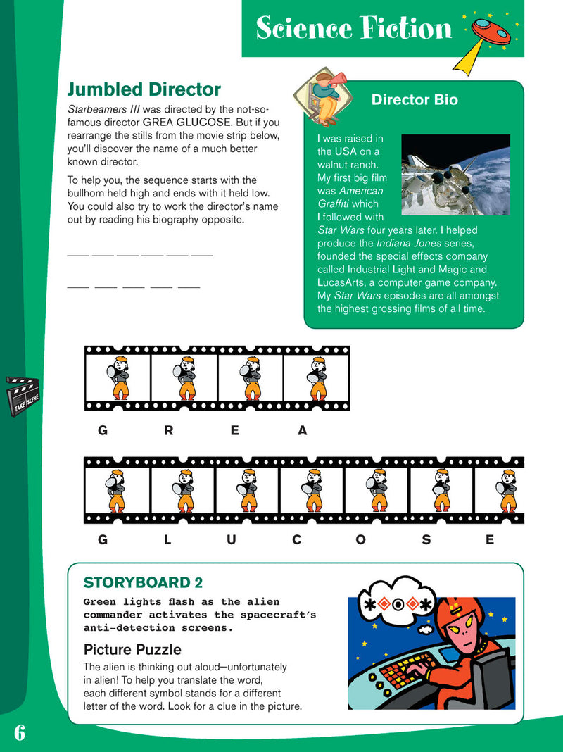 Sample interior page from the Excel Basic Skills Creative Holiday Learning Year 6 activity book, the sixteenth image in the publisher gallery