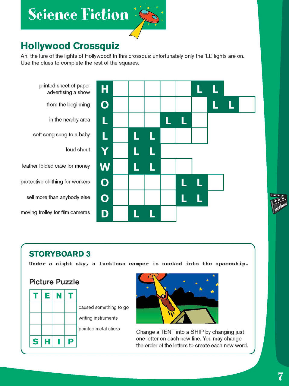 Sample interior page from the Excel Basic Skills Creative Holiday Learning Year 6 activity book, the seventeenth image in the publisher gallery