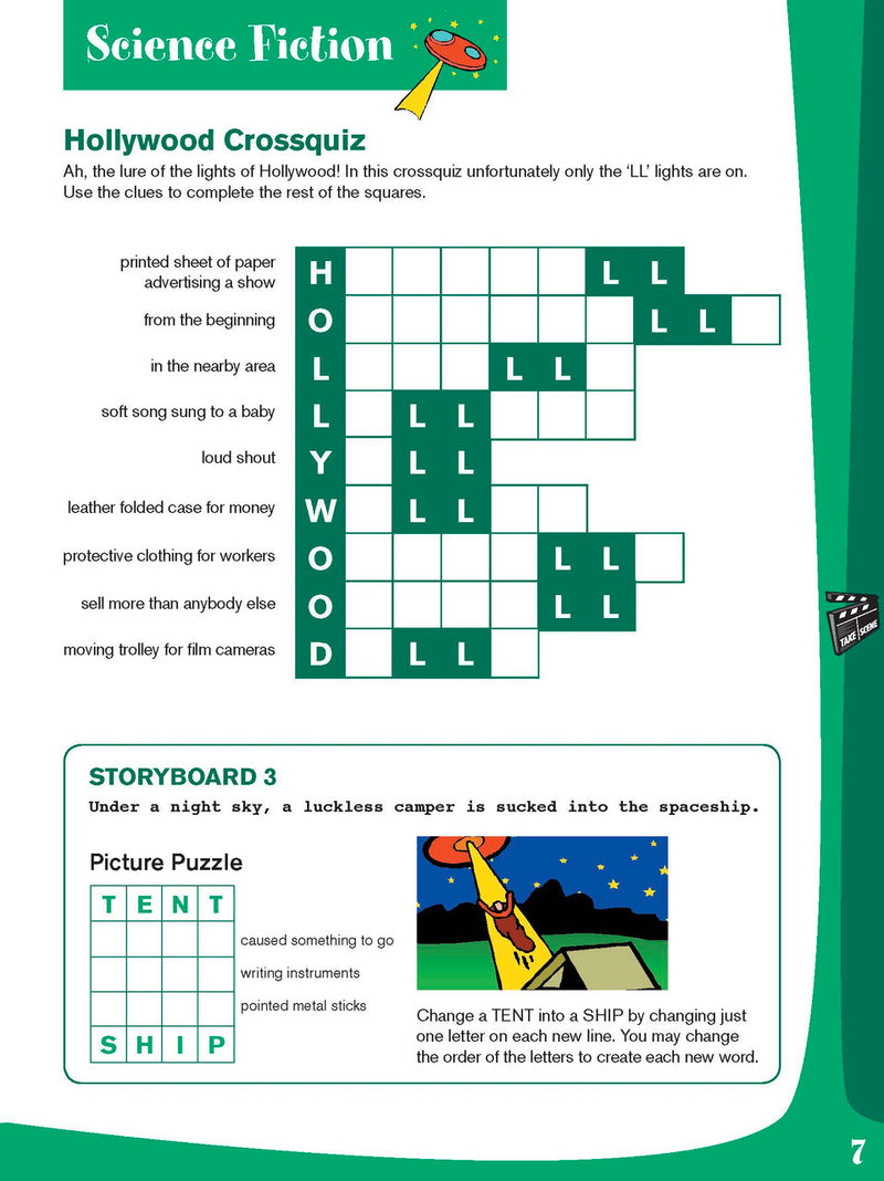 Sample interior page from the Excel Basic Skills Creative Holiday Learning Year 6 activity book, the seventeenth image in the publisher gallery