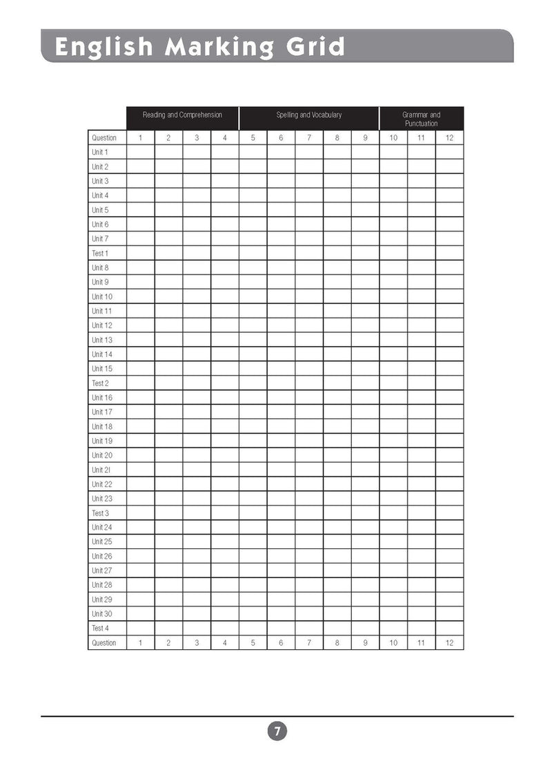 Sample inside page six from Excel Basic Skills English and Mathematics Year 2 showing the style of practice activities children work through
