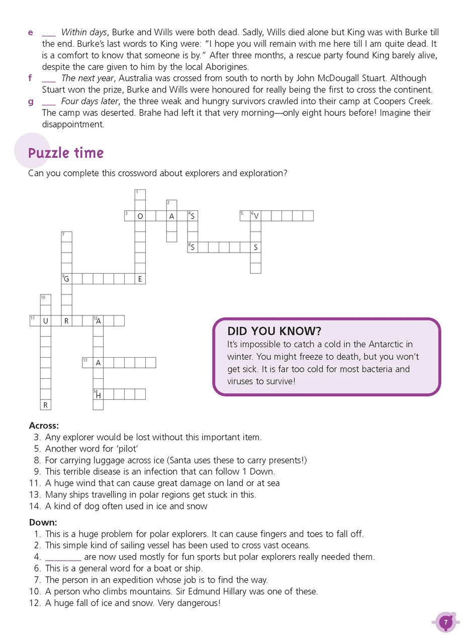 Further page image from the Pascal Press gallery for the Excel Basic Skills English Workbook Year 6 workbook, such as the back cover or extra sample page