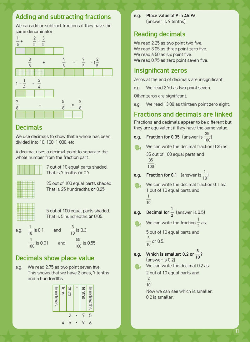 Inside page sample from Excel Basic Skills Mental Maths Strategies Year 4 giving a look at the practice questions and page design