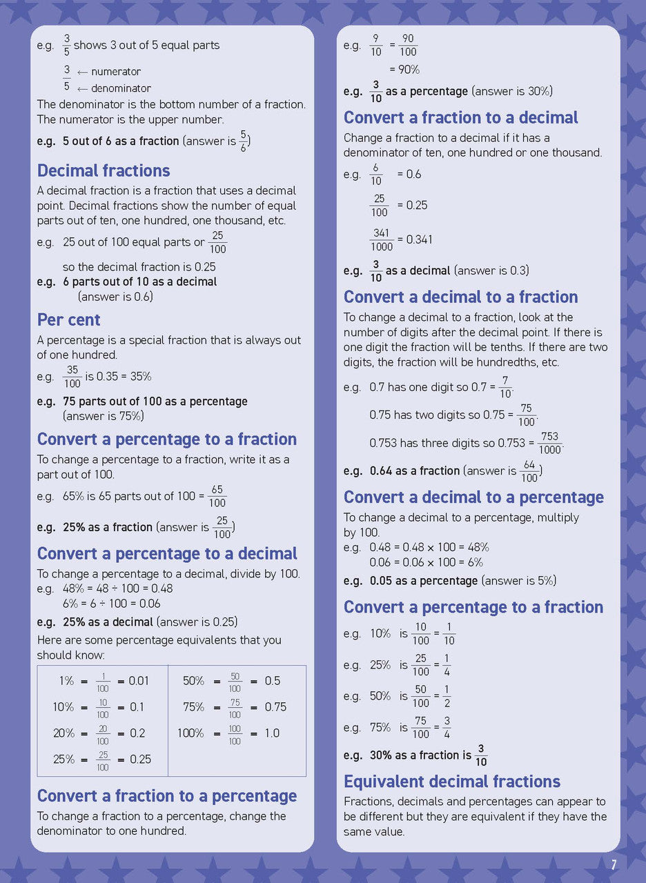 Sample inside page from Excel Basic Skills Mental Maths Strategies Year 6, previewing the workbook's layout and question style
