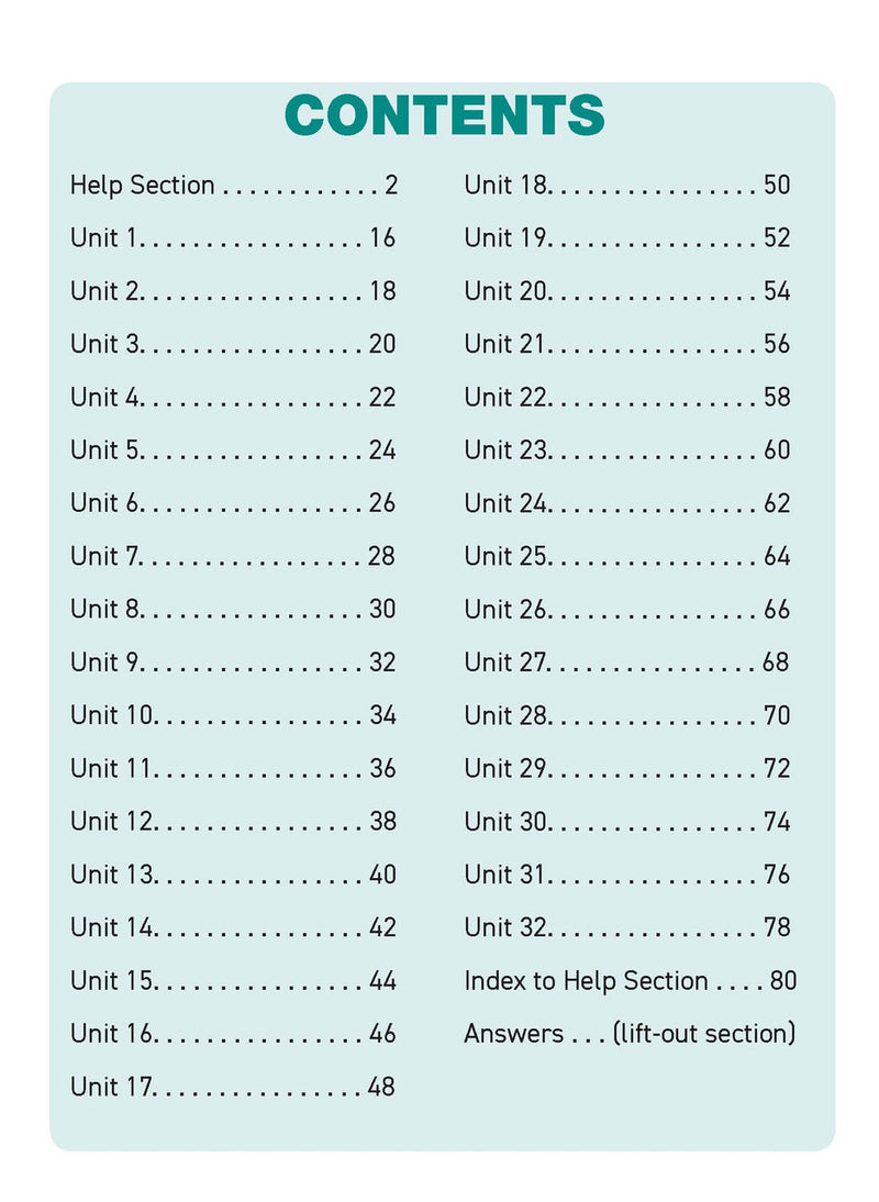 Preview of an inside spread from Excel Basic Skills Mental Maths Strategies Year 1, showing how the exercises are set out on the page