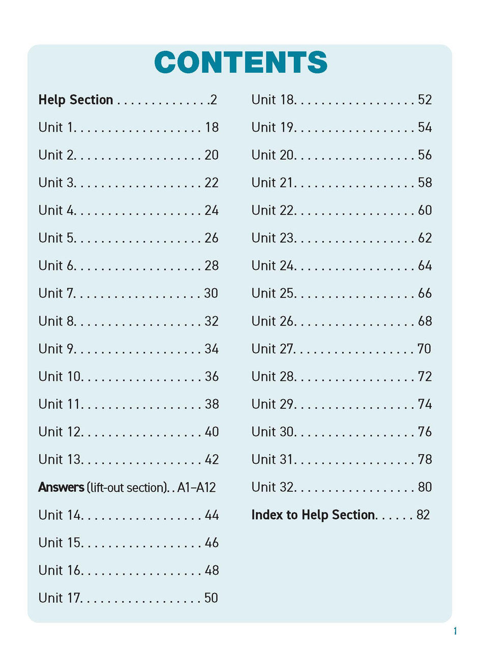 Preview of an inside spread from Excel Basic Skills Mental Maths Strategies Year 2, showing how the exercises are set out on the page