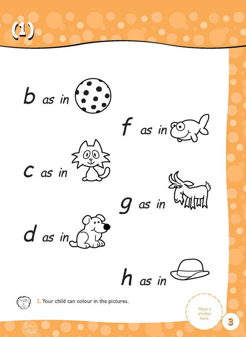 Sample activity page 3 from inside Excel Early Skills English Book 10 Reading for Comprehension, showing the workbook page layout