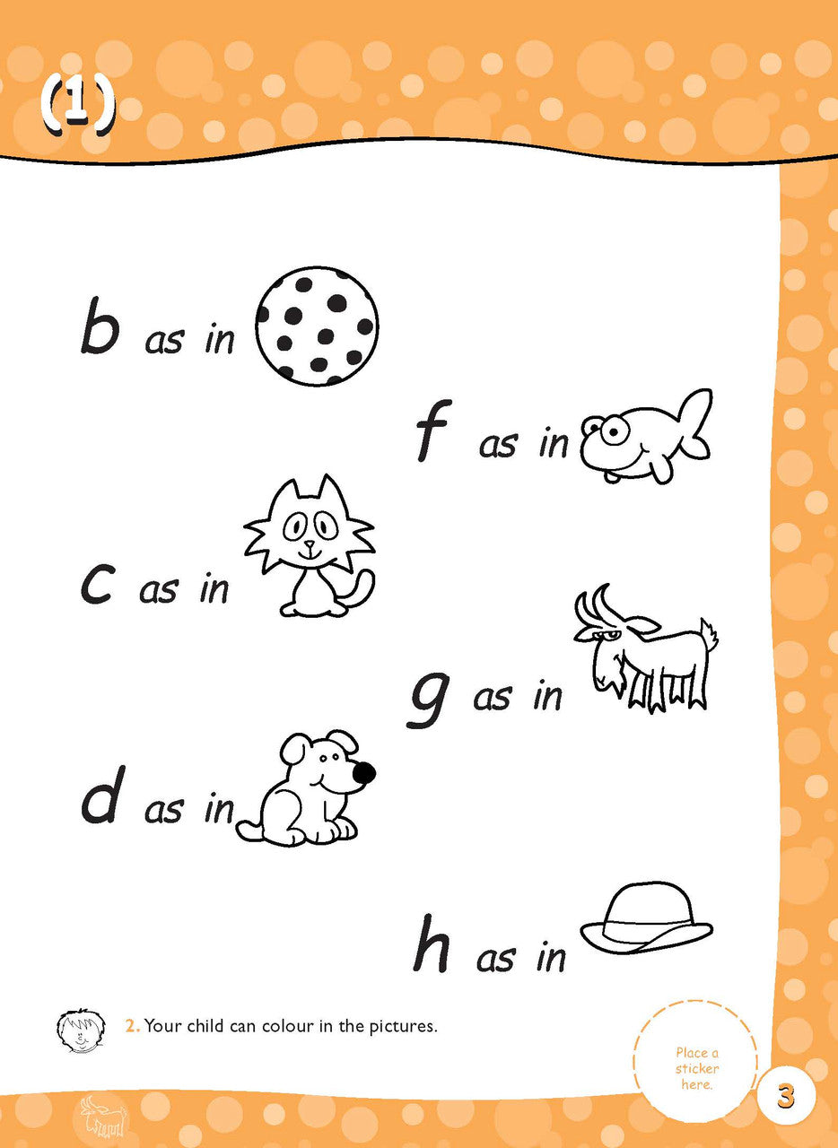 Sample activity page 3 from inside Excel Early Skills English Book 10 Reading for Comprehension, showing the workbook page layout