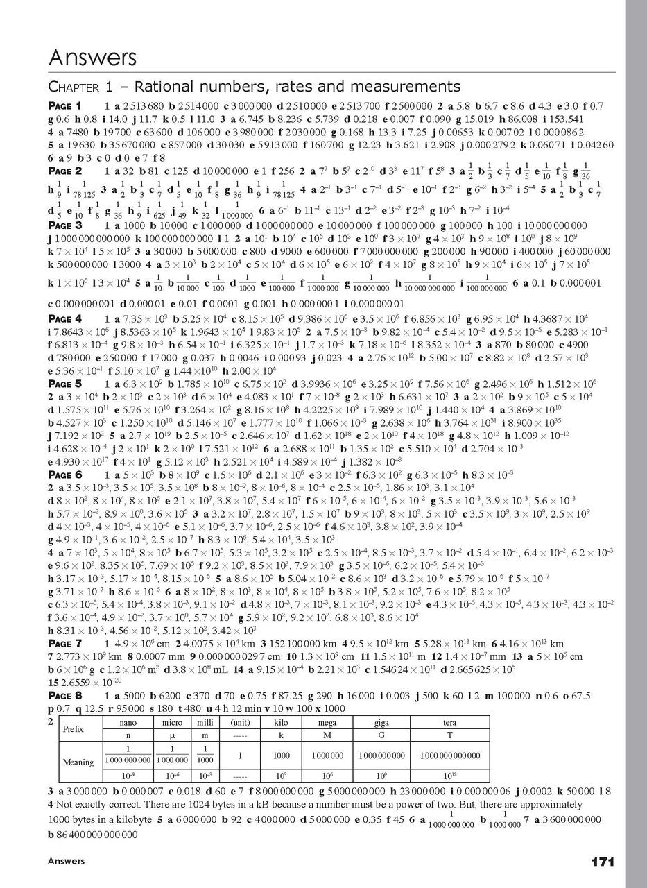Eleventh sample inside page from Excel Essential Skills Mathematics Extension Revision and Exam Workbook Year 9, showing printed maths content from the workbook