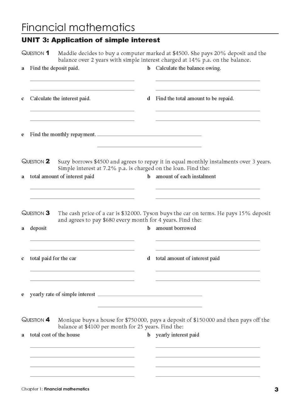 Sixth sample inside page from Excel Essential Skills Mathematics Revision and Exam Workbook Year 10, showing printed maths content from the workbook