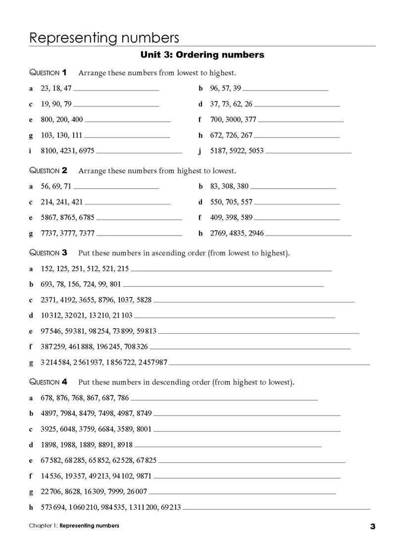 Sample interior page from the Excel Essential Skills Year 5 Mathematics Revision and Test Workbook workbook, the sixth image in the publisher gallery